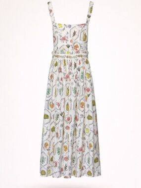 chinese dress ladies Canyon Linen Midi Dress Black / L